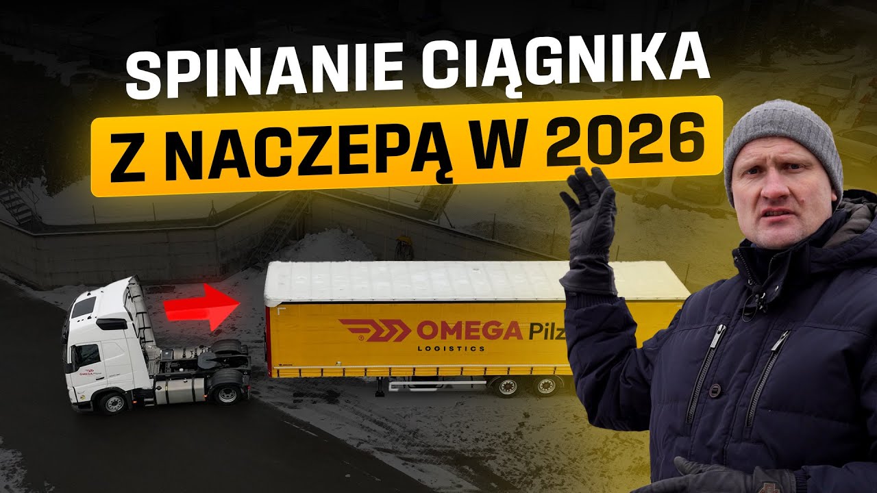 Spinanie ciągnika z naczepą - tak to się robi w 2026