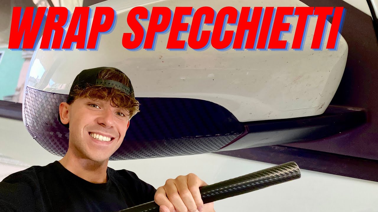 🤯 HO WRAPPATO GLI SPECCHIETTI | wrappiamo alla cieca 😱 !!! #wrap #wrapping