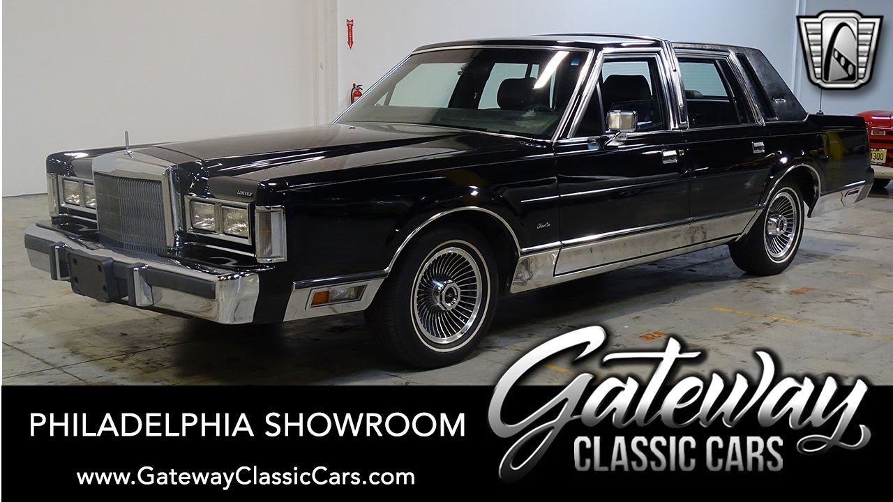 1988 Lincoln Town Car For Sale Gateway Classic Cars #765 Philadelphia