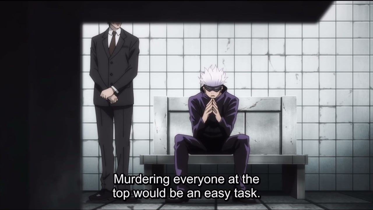 Gojo thinks about killing the higher ups