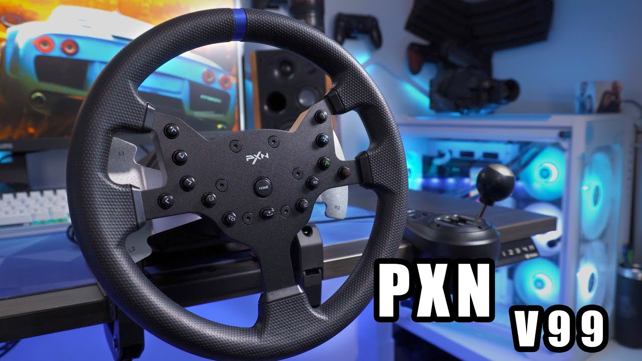 Best Budget Racing Wheel Under $200! PXN V99 Review – Wheel, Pedals & Shifter Combo