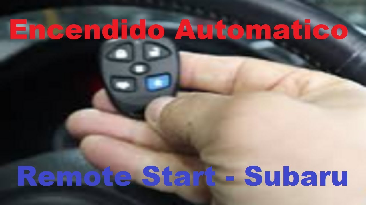 Como programar encendido autom&aacute;tico control  - programacion de control - remote starter