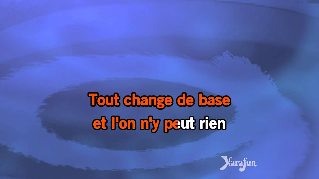 Karaoké Et l'on n'y peut rien - Jean-Jacques Goldman *