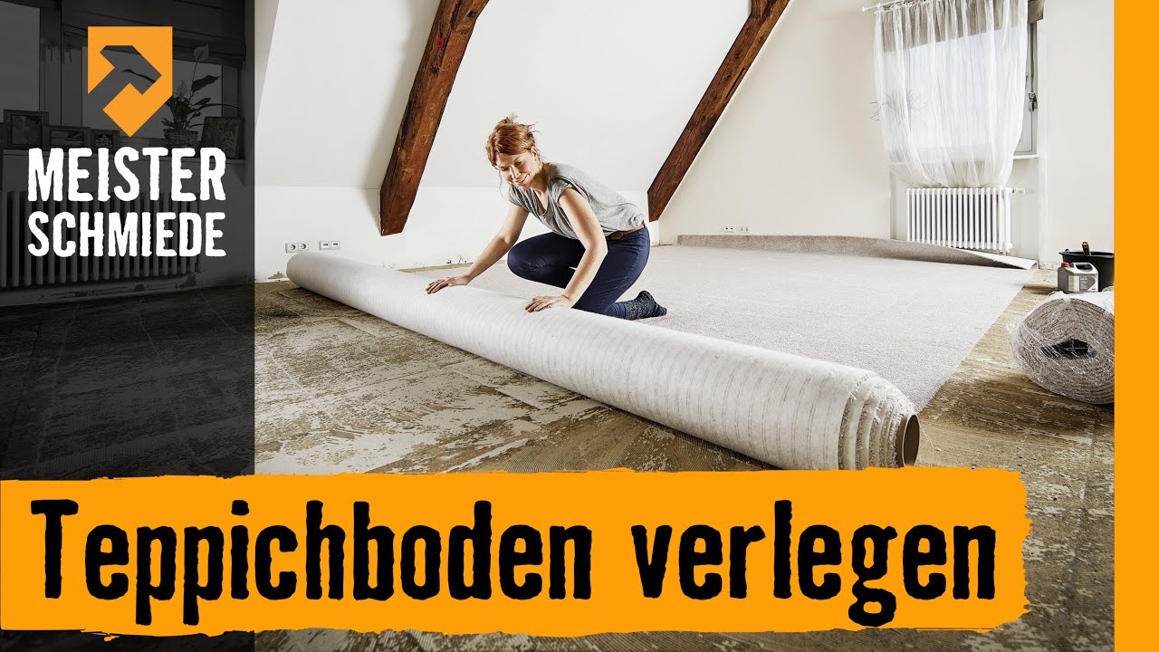 Teppichboden vollfl&auml;chig verkleben - HORNBACH Meisterschmiede