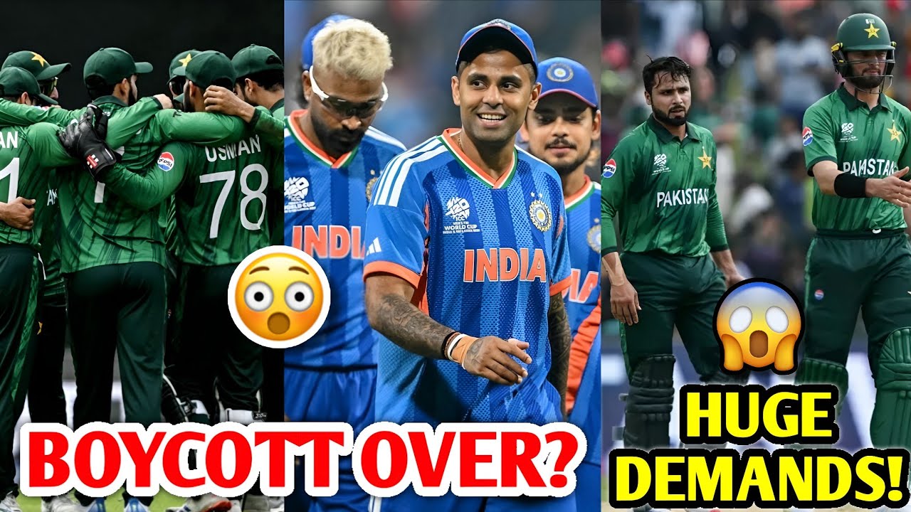 BOYCOTT OVER & Pakistan HUGE DEMANDS from ICC 😱 India Vs Pak | BCCI vs PCB | T20 World Cup News