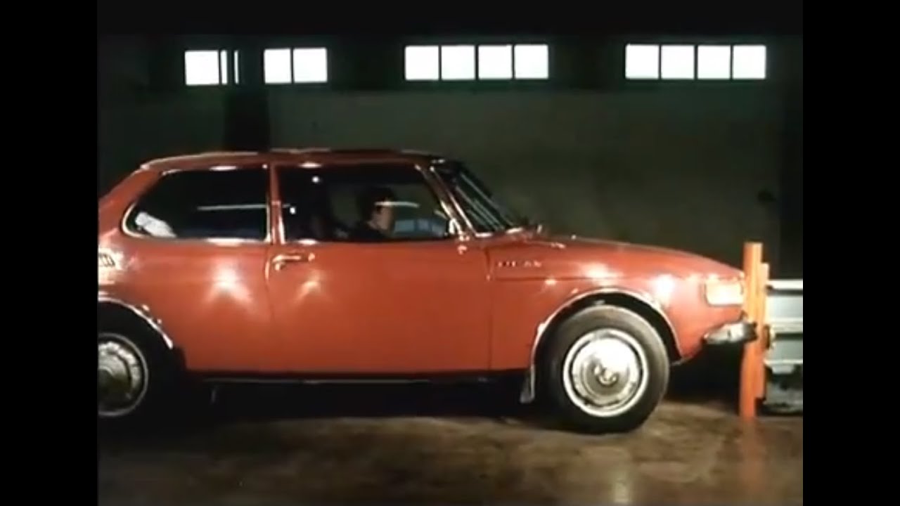 Opel Rekord vs SAAB 99 - CRASH TEST