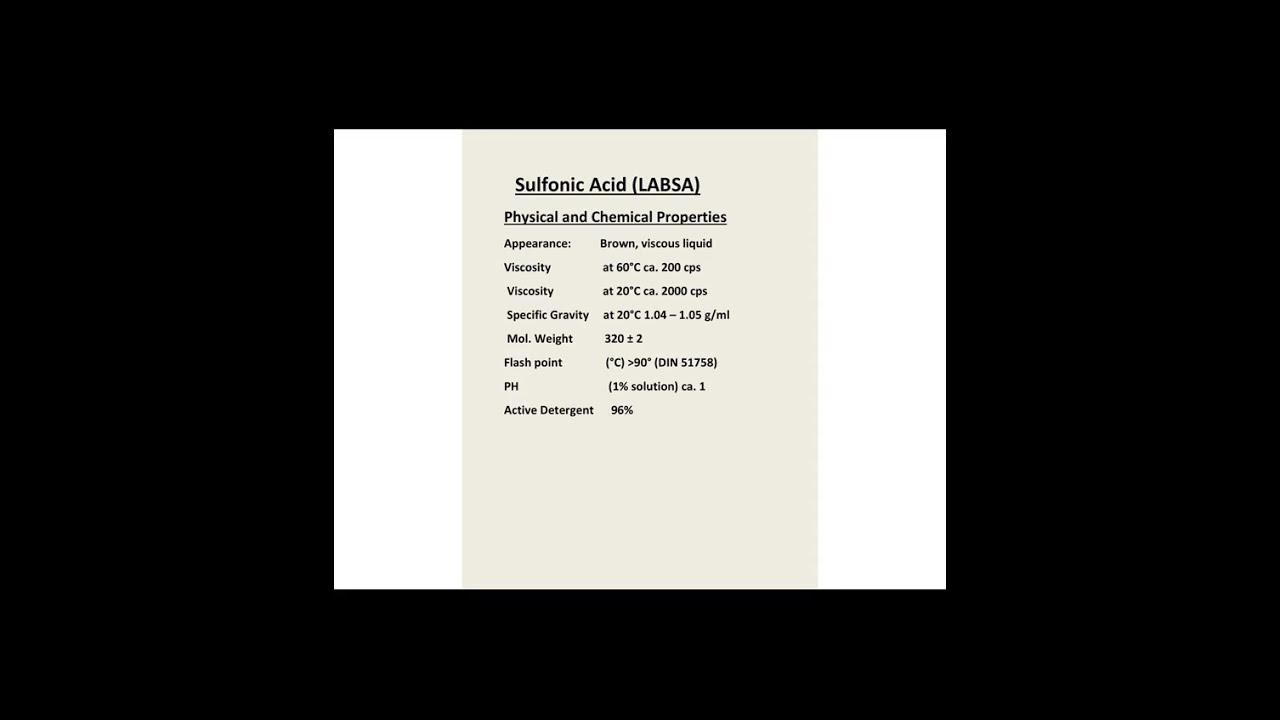 Sulfonic Acid | Labsa