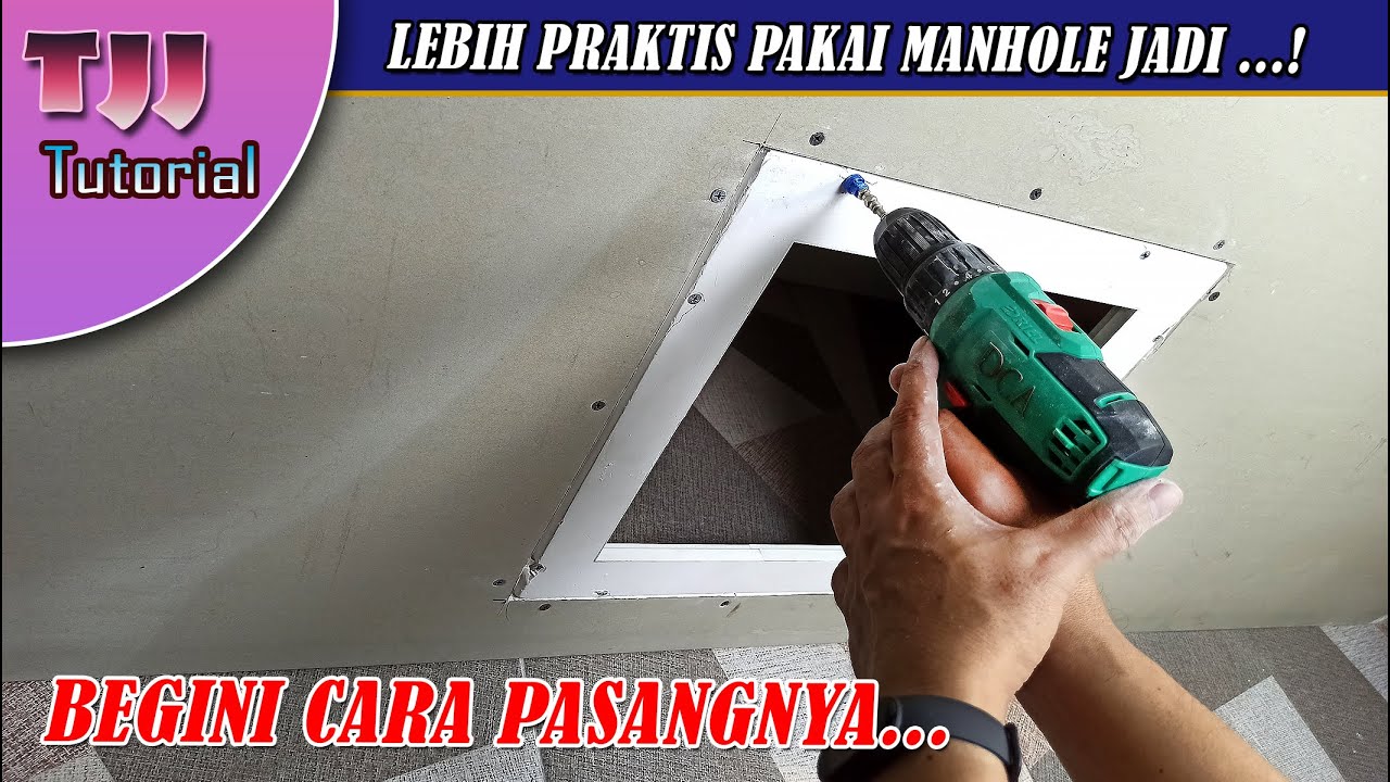 Pakai ini lebih praktis // ini Jenis, Ukuran dan Cara pasang MANHOLE APLUS