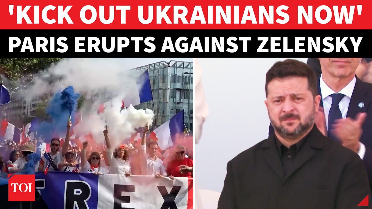 'KICK THEM OUT!': French Protesters Target Ukrainian Troops At Bastille Day Parade In Paris