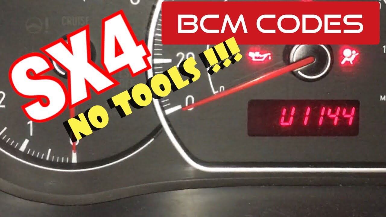 Suzuki SX4 BCM Code Retrieval