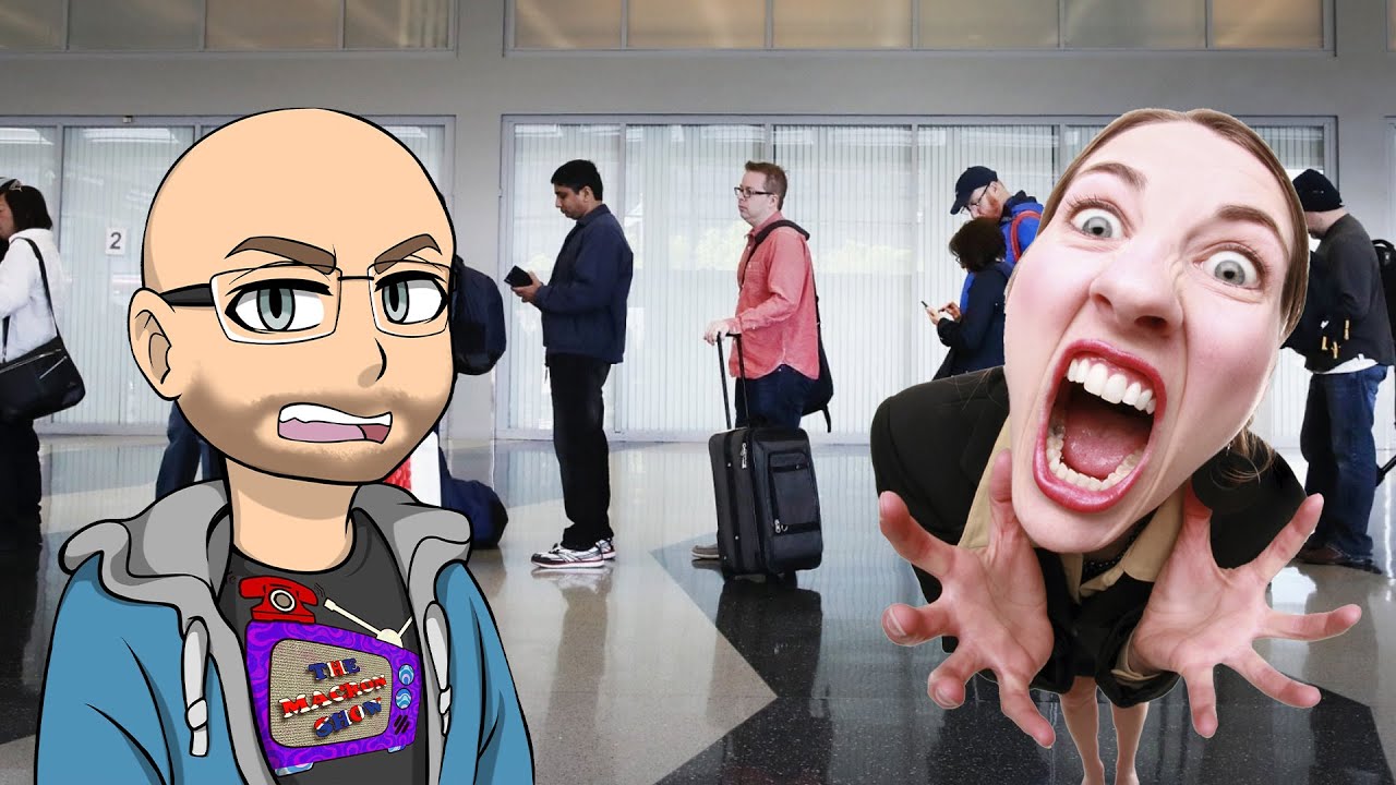 Airport Karen Rages At Ron