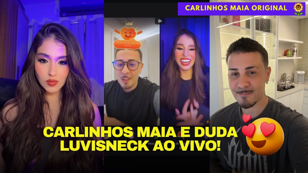 CARLINHOS SE DECLARA PARA SEU NOVO AMOR | A GENTE TEVE UMA CONEXÃO 😍😍 | CARLINHOS MAIA 🌻