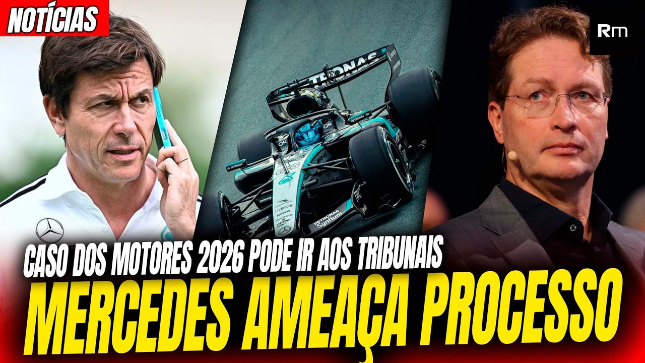 🚨🚨 MERCEDES AMEAÇA PROCESSAR F1 POR TRETA DOS MOTORES / ALONSO / WILLIAMS / NORRIS #f1