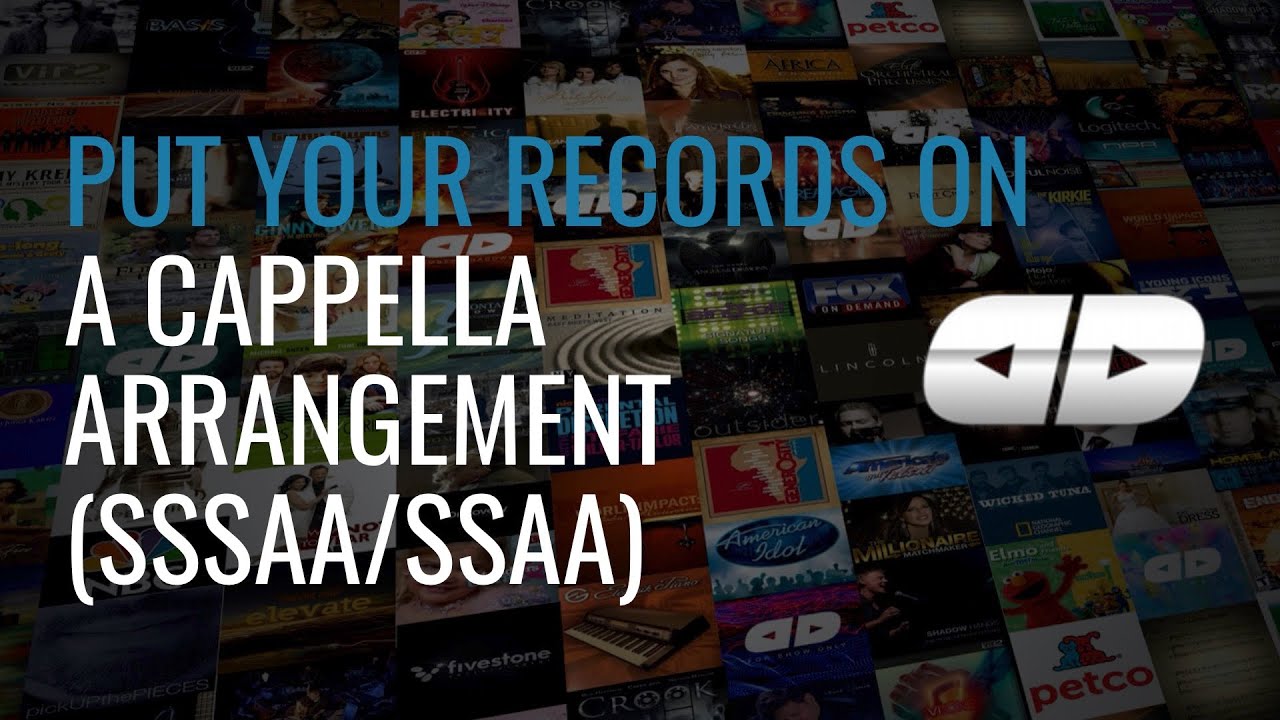 Put Your Records On: A Cappella Arrangement (SSSAA/SSAA)