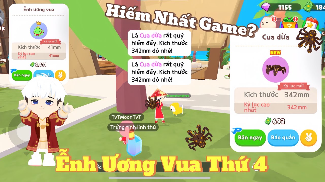 Play Together | Bắt Thành Công Siêu Phẩm Cua Dừa, Ễnh Ương Vua Thứ 4, Đào Full Rương Phục Hưng #97
