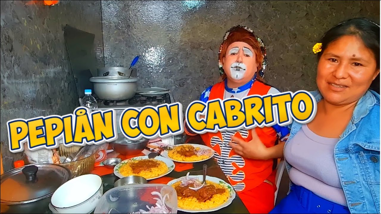 Un Rico Pepián Con Cabrito preparado por la Sra. Janet