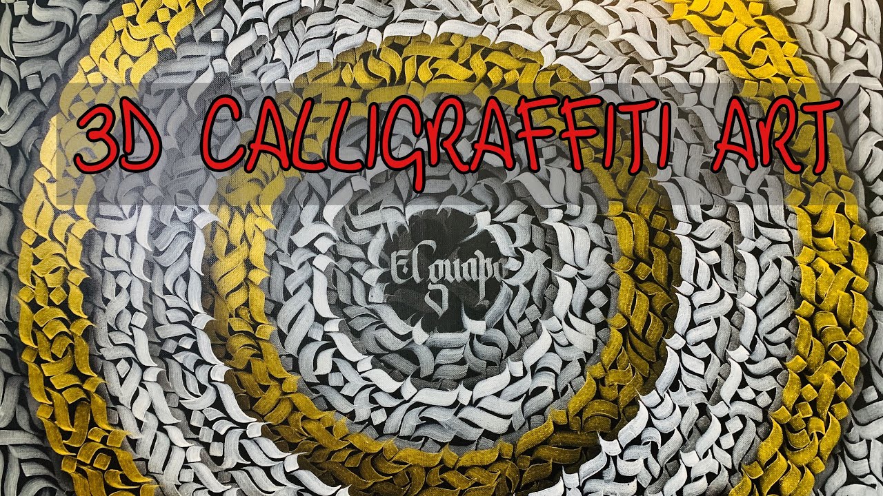 3d Calligraffiti art | Tutorial