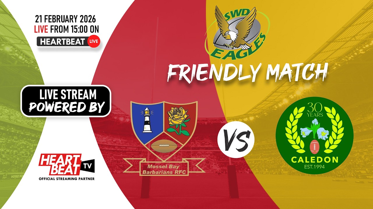 Mossel bay Barbarians RFC Vs Caledon RFC Broadcasting Live @  D'Almeida Sports Field Mossel Bay.