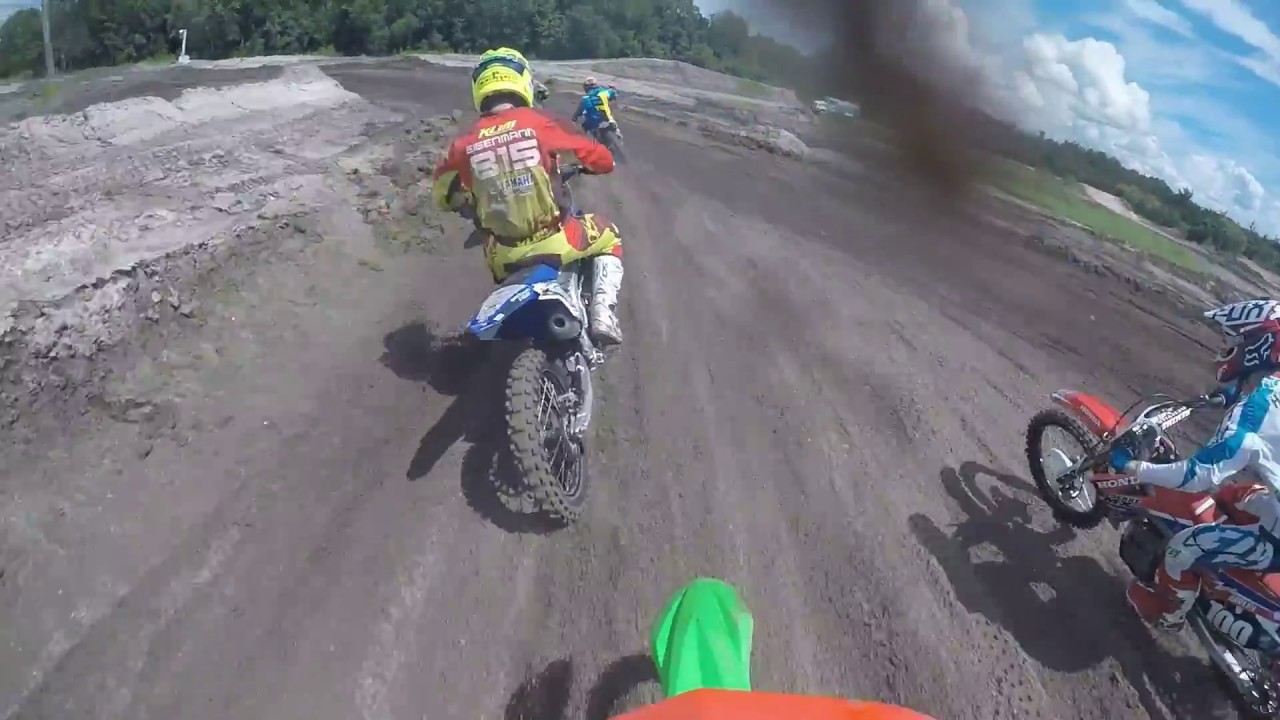 Orlando Mx FL Series RD7 250 A&B race with whips & crashes 2017 KX250F