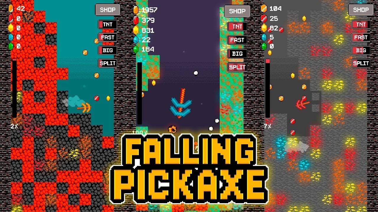 Falling Pickaxe Live chat command vs Tnt #live #shortslivefeed #shorts