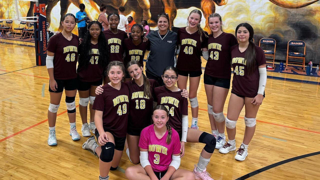 10/17/2024 8A semifinals Bowie Middle School vs Baines Middle School Set 3 highlights
