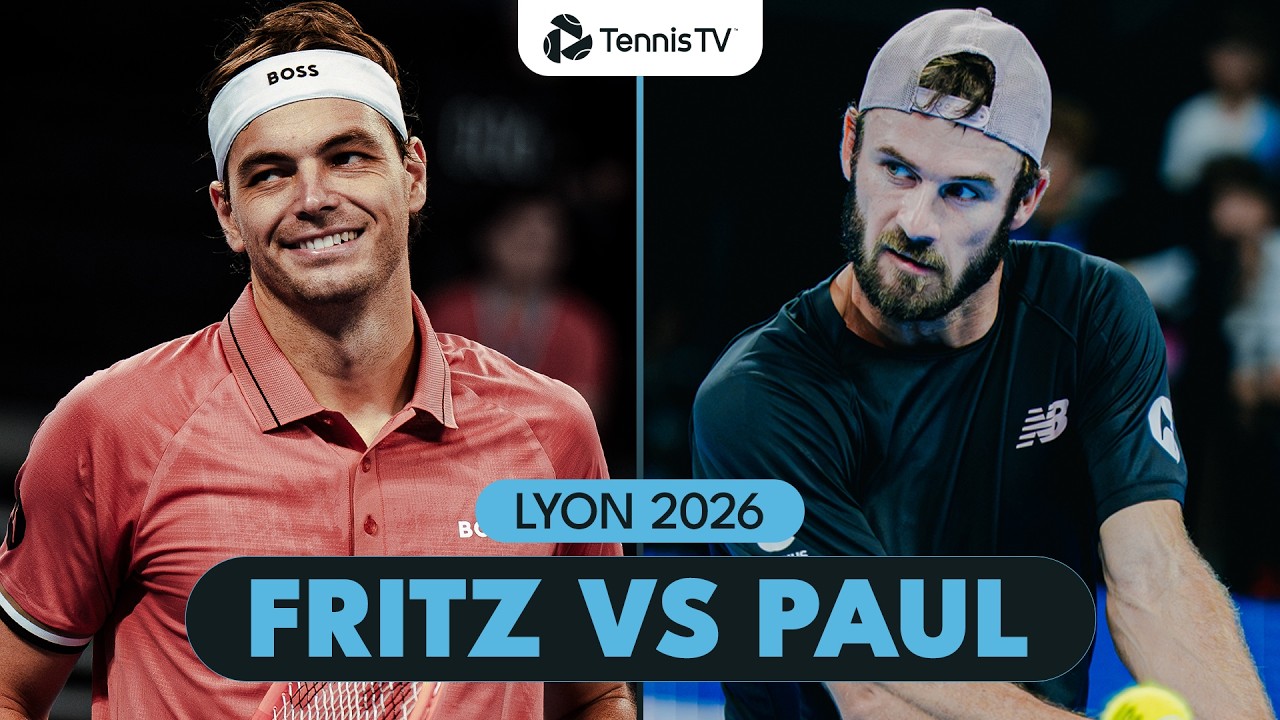 Taylor Fritz vs Tommy Paul All-American Clash ⚔️ | Lyon 2026 Semi-Final Highlights