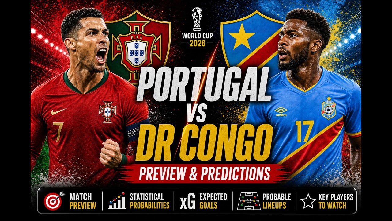 Portugal vs DR Congo Prediction  Possession xG Edge