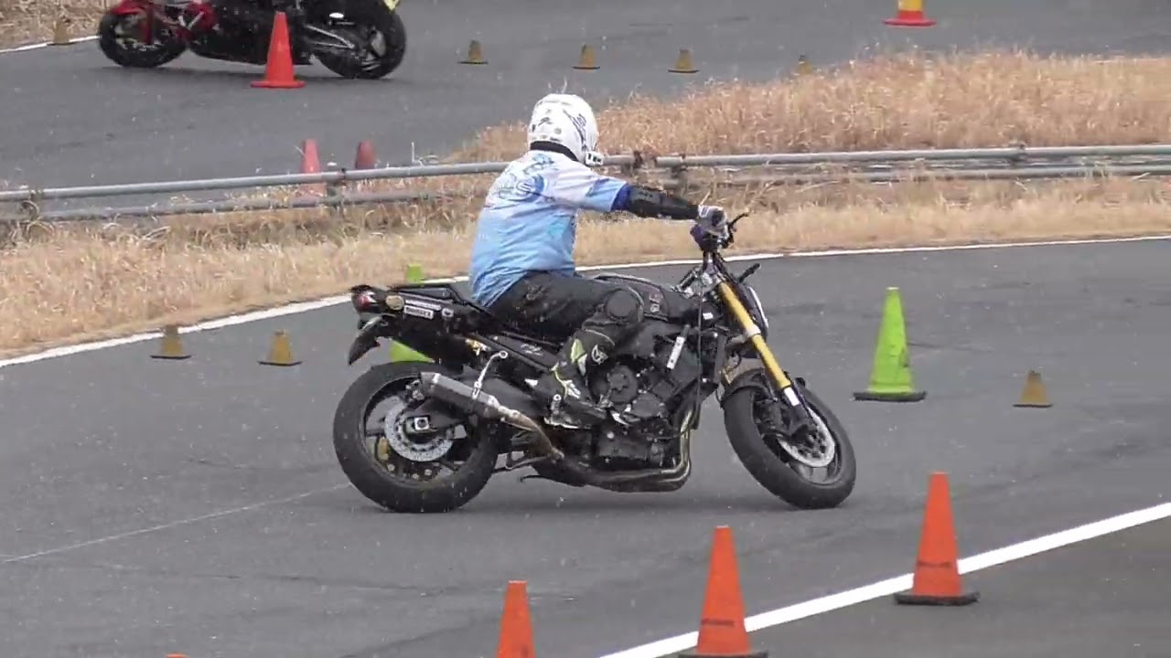 26/2/7ウミガメ練習会タイムアタック走行 FZ1 Motogymkhana