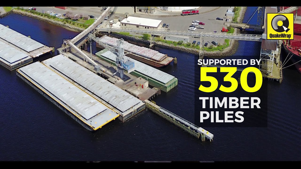 Timber Pile Repair Using PileMedic by QuakeWrap