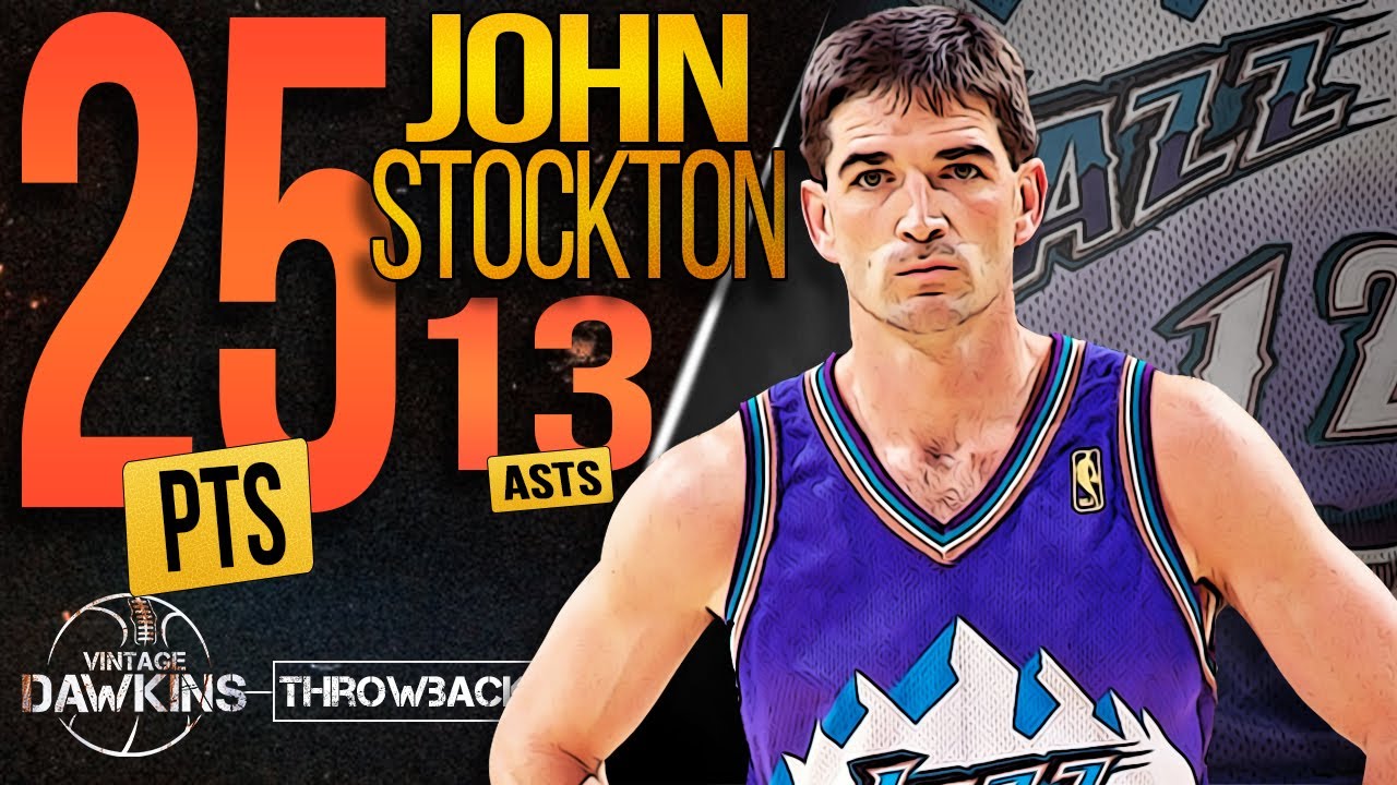 John Stockton EPiC Performance In 1997 WCF GM 6 vs Rockets | 25 Pts, 13 Asts, CLUTCH!