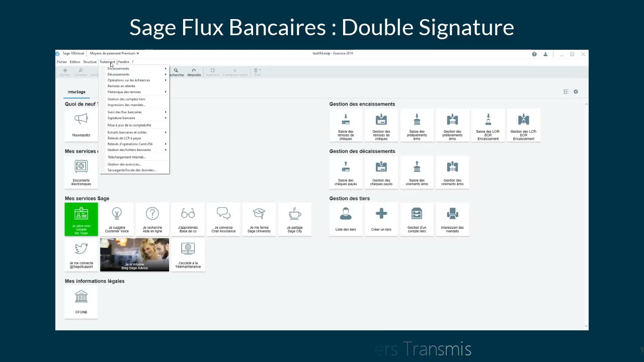 Sage Flux Bancaires : La Double Signature !