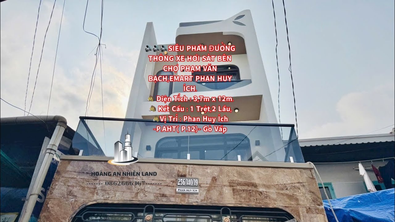 SIÊU PHẨM ĐƯỜNG THÔNG XE HƠI SÁT BÊN CHỢ PHẠM VĂN BẠCH,EMART PHAN HUY ÍCH#trend #edms #quangtrung 