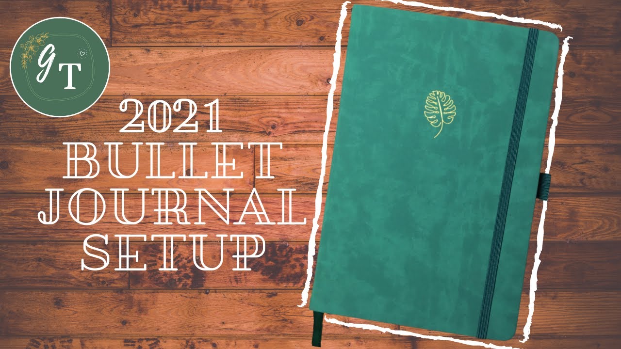 2021 BULLET JOURNAL SETUP | GREEN AND GREY | SCRIBBLE AND DOT A5 JOURNAL | GWENI TAMARA