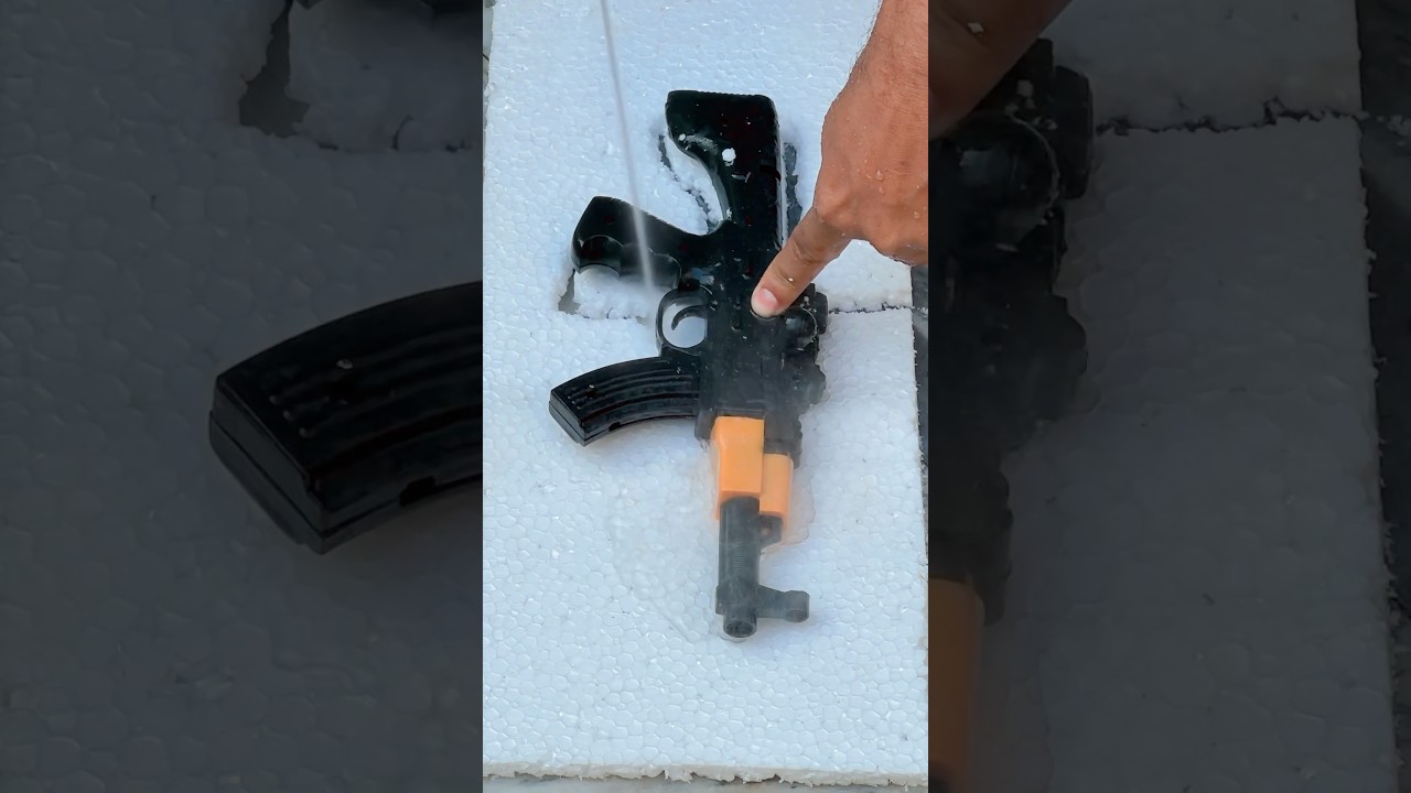 Ak 47 gun cutting car washer #automobile #washerrepair #satisfying #yt