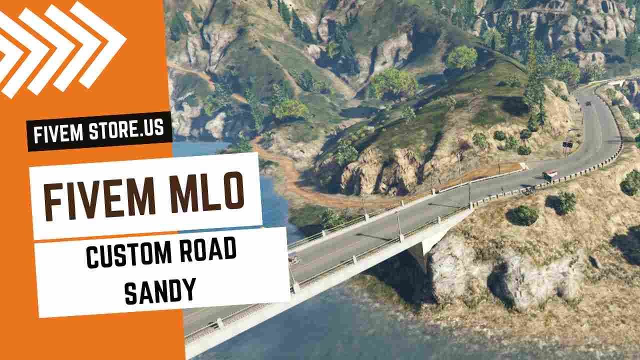 FiveM Custom Road Sandy  #fivem #road