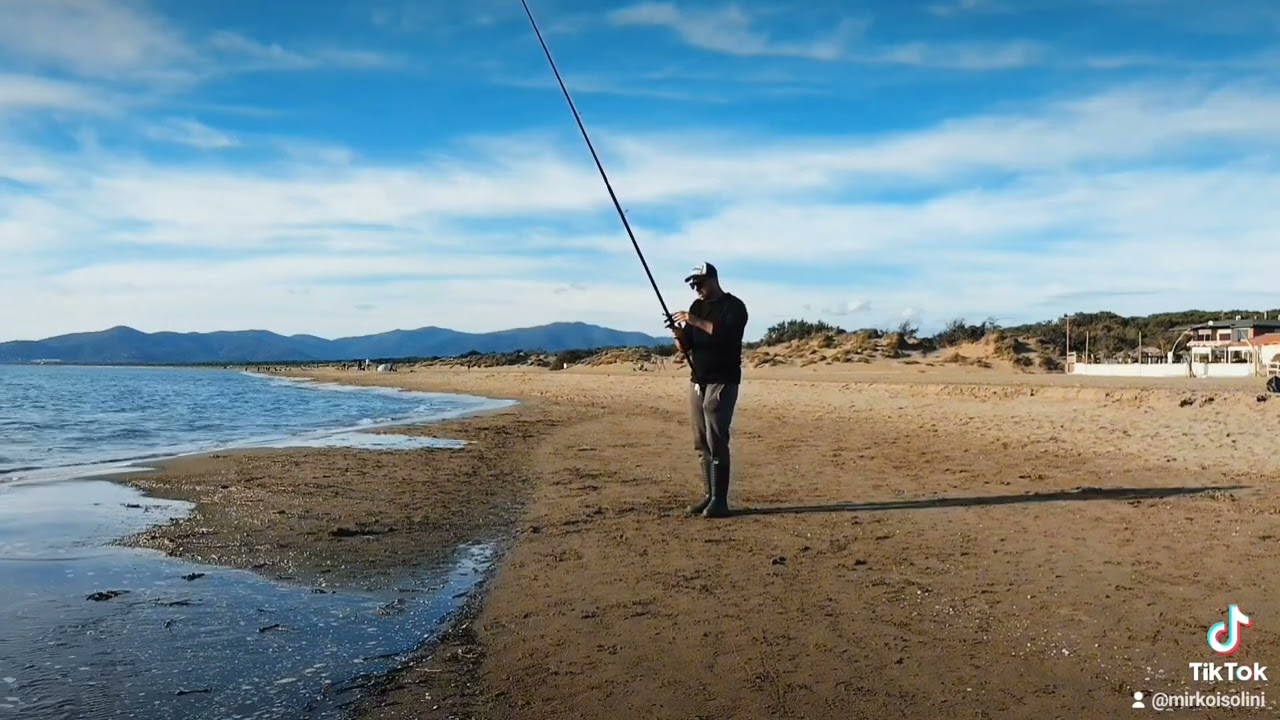 Lancio Ground cast e Pendulum con zziplex primo hiflex, Daiwa 7ht e piombo da 150gr