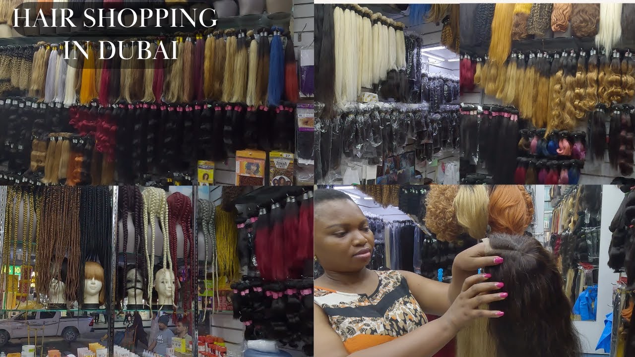 BEST PLACE TO BUY HUMAN HAIR IN DUBAI | DOUBLE DRAWN HAIR | BUNDLES AND WIGS  | DUBAI VLOGS
