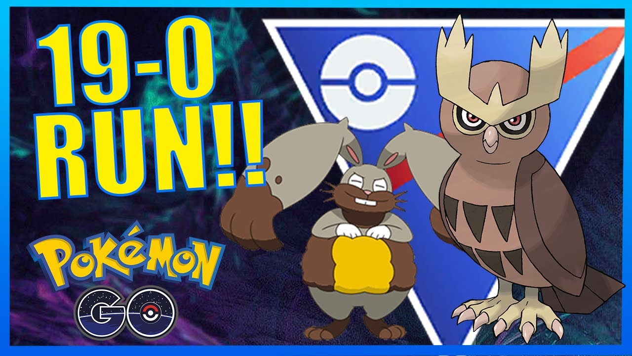 CRAZY *19 WINS IN A ROW* WITH NOCTOWL AND DIGGERSBY!! | POKÉMON GO BATTLE LEAGUE