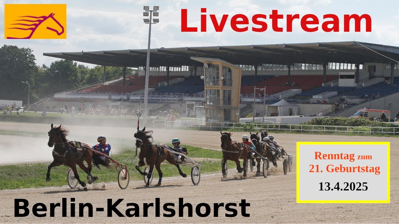 Renntag zum 21. Geburtstag des Pferdesportpark Berlin-Karlshorst e.V.