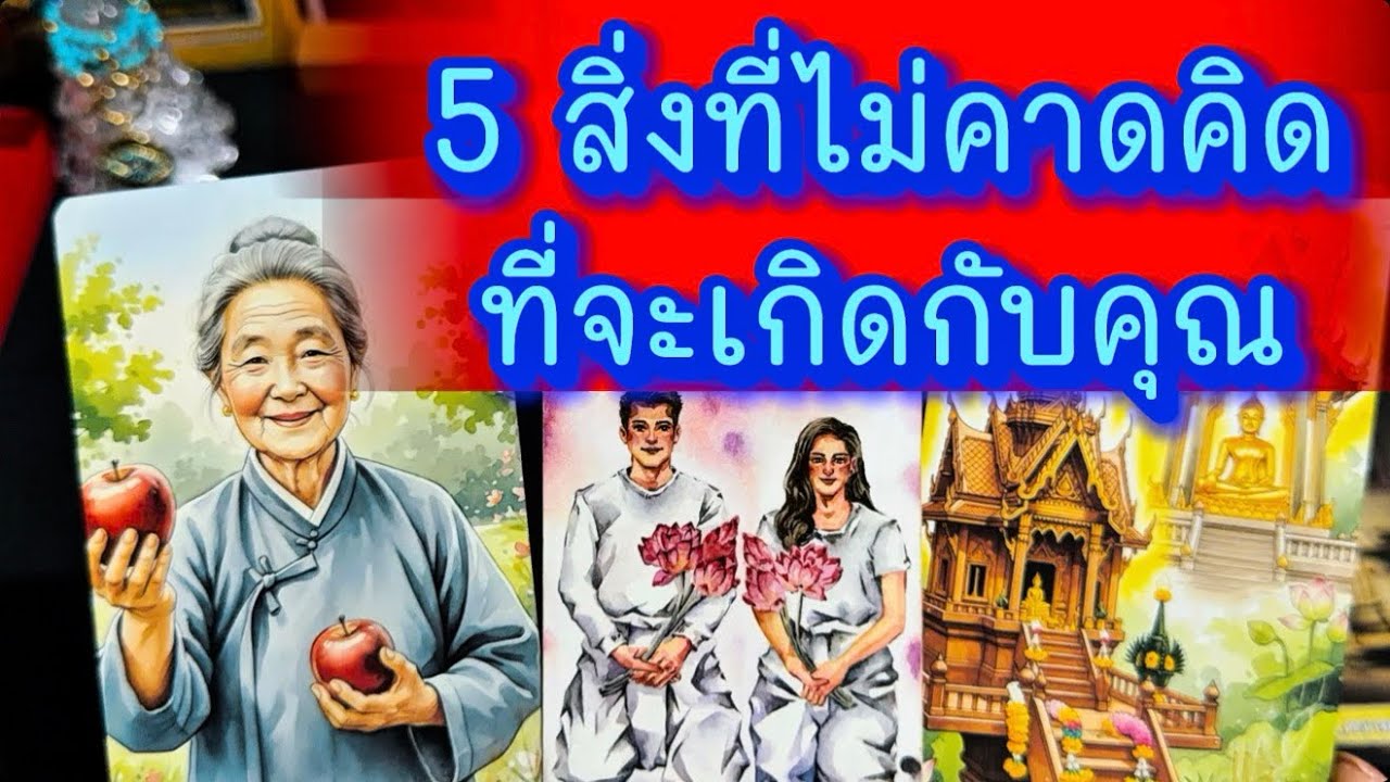 💙 5 สิ่งไม่คาดคิด ที่จะเกิดกับคุณ 💙 #ฮิลใจด้วยไพ่ยิปชี #healing #tarot #tarotreading #ไพ่ทาโรต์ 