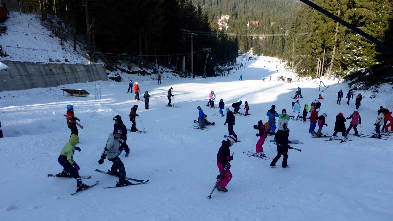 BĂILE HARGHITA (Harghita Băi - Hargitafürdő) iarna (Transilvania, România)