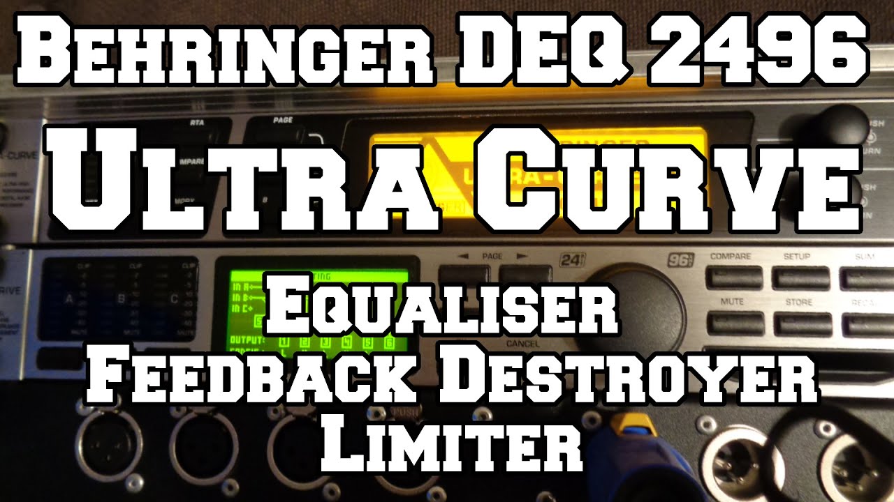 Behringer DEQ 2496 Ultra Curve Pro - Digitaler EQ - PA-Anlagen einmessen und entzerren