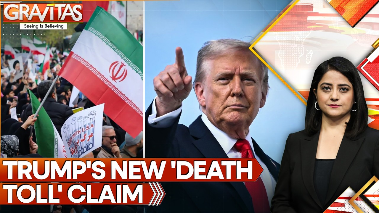 Trump Claims 'Iran Killed 42,000 Protesters', Contradicts US-funded Agency's Figures | GRAVITAS