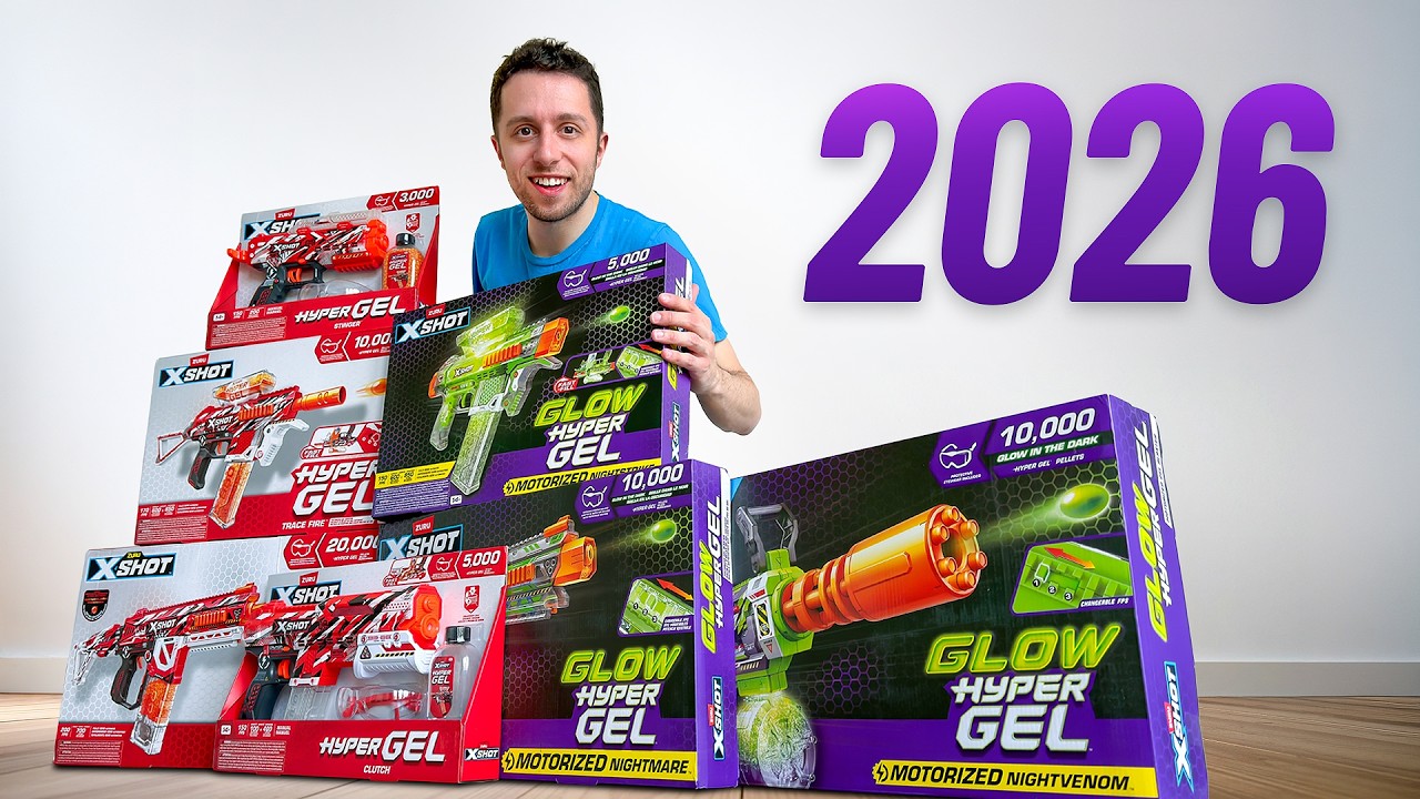 ВСЕ бластеры XShot Hyper Gel!