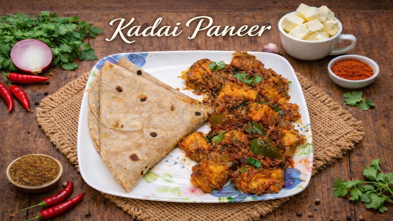 Kadai Paneer Dhaba Style | கடாய் பனீர் மசாலா | Paneer Butter Masala #panner #pannerbuttermasala