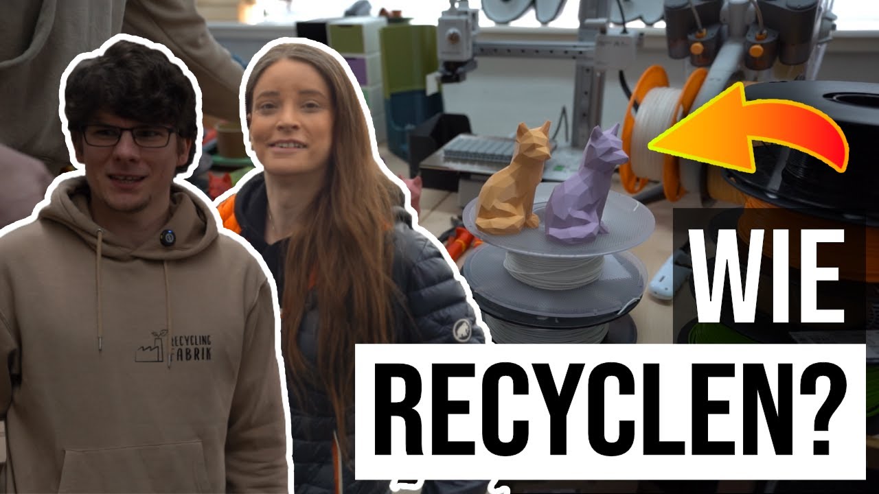 So recycelt man Filament - Zu Besuch bei der Recycling Fabrik