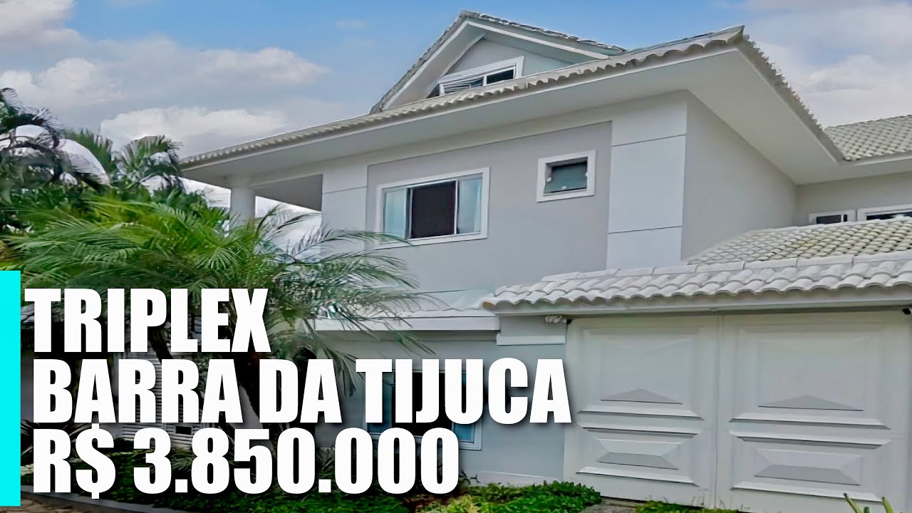👉 Essa Casa Triplex na Barra da Tijuca Vai te Surpreender! | R$ 3.850.000