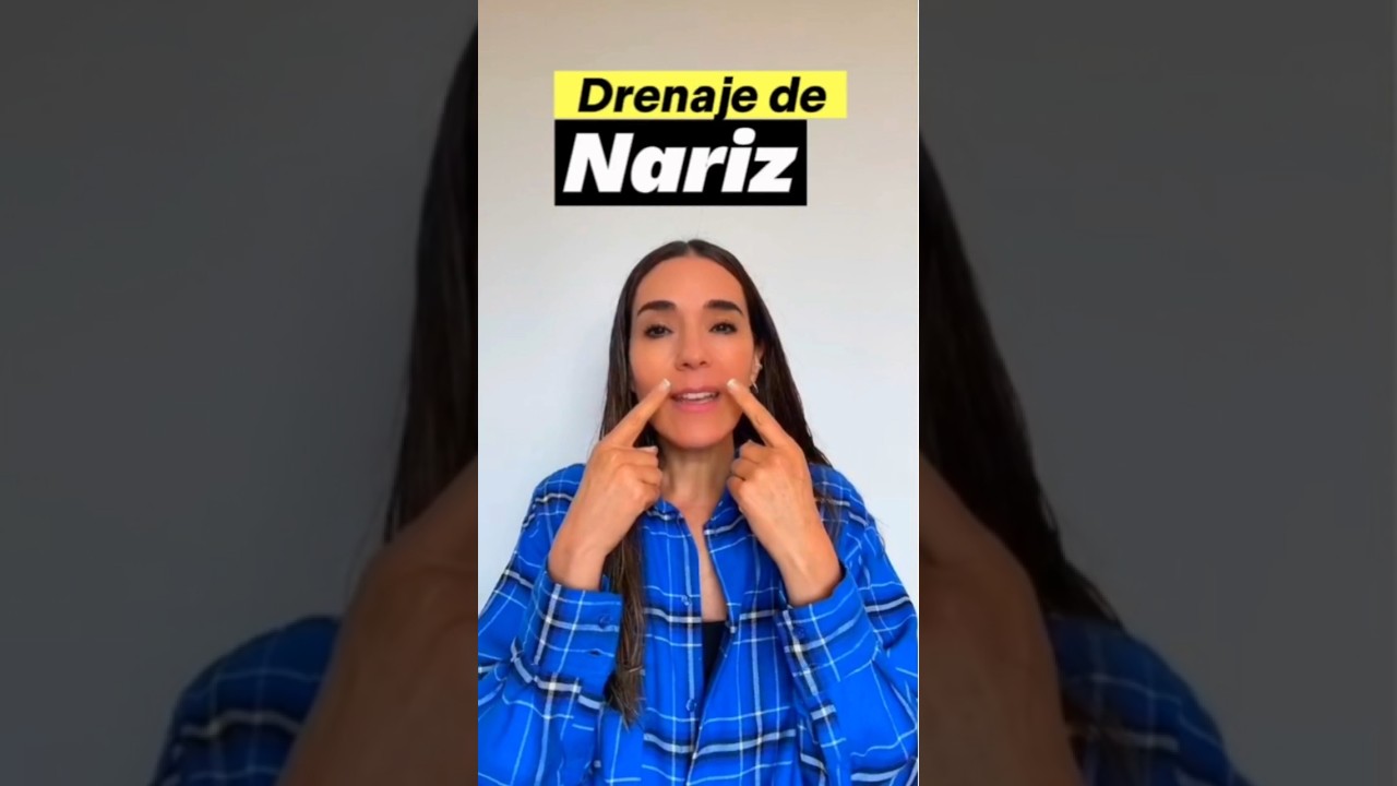 Conoce c&oacute;mo hacer un masaje de drenaje linf&aacute;tico en tu propia nariz