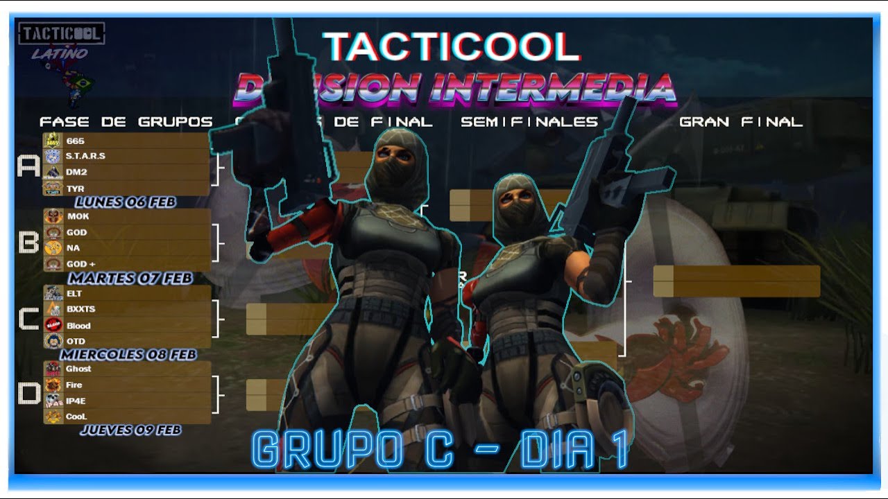 🔴-Torneo Divisi&oacute;n Intermedia -Grupo C Dia 1 - | Tacticool Latino