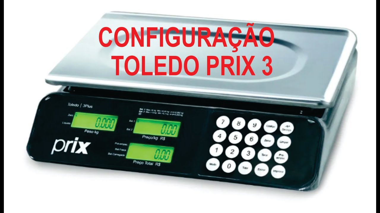 Configurando Balança prix 3 Toledo - Para #Hortifrúti #Açougue #Mercado